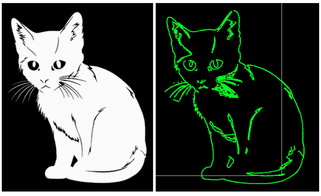 Screenshot of Turning Images into Fourier Sums and Drawing project