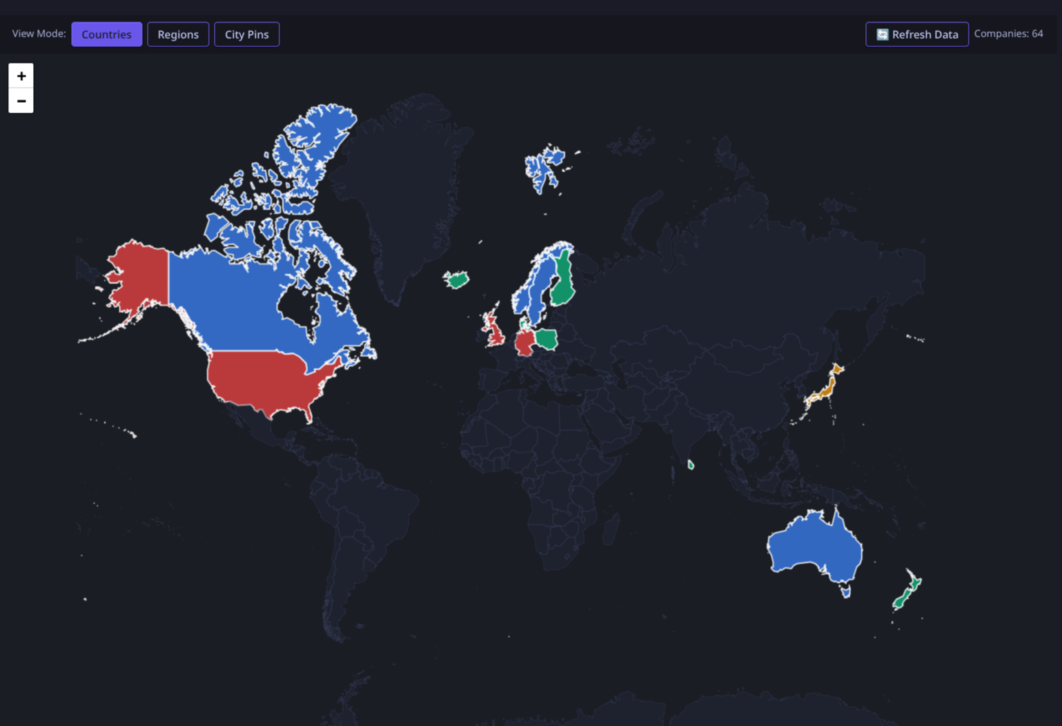 Screenshot of Obsidian Interactive Map Plugin project